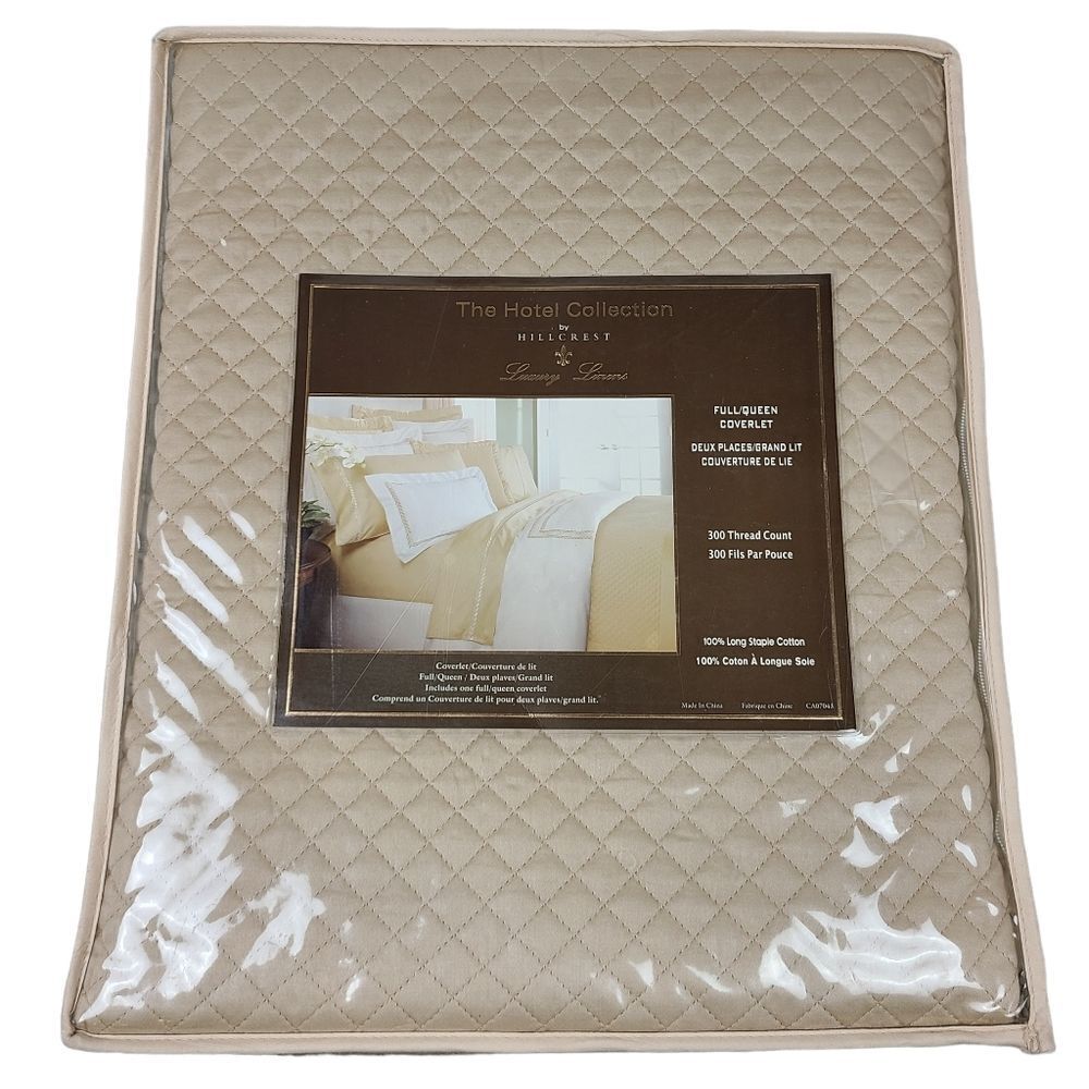 HILLCREST The Hotel Collection Full Queen Coverlet
